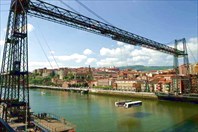 Puente de Vizcaya, Бильбао, Испания-Бискайский мост-транспортер